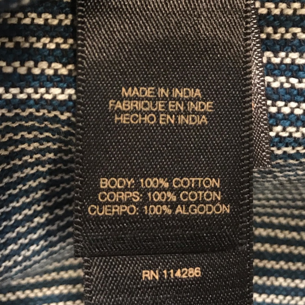 Nwt Frye Total Eclipse Railroad Stripe Top Large - image 8